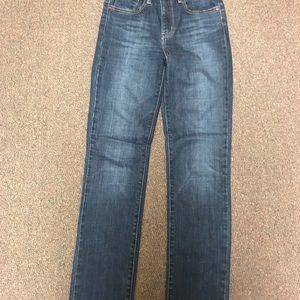 High rise Levi jeans